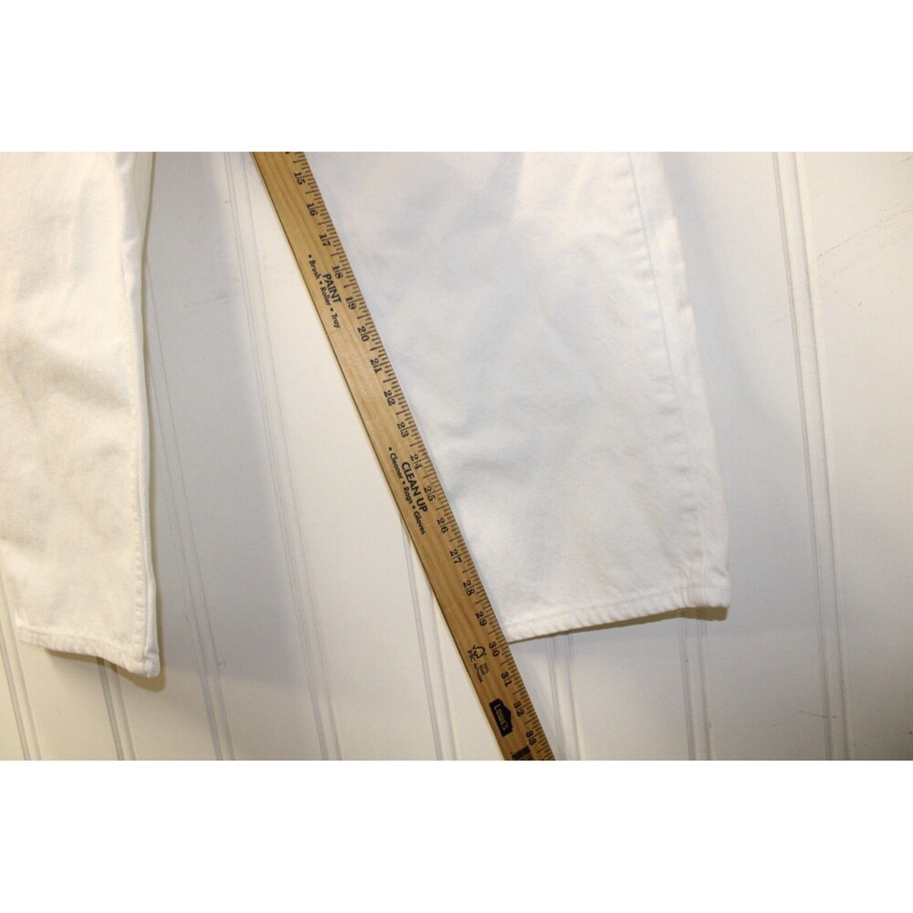 Vintage Levi’s 550 White Denim Jeans 38x30 Baggy Y2K Made In‎ The USA - Picture 4 of 12
